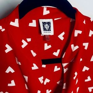 Red & White Anne Klein dress